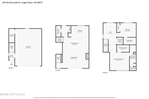 Floorplan - 20143 Riverside Dr # 4A, Eagle River, AK 99577 photo 1 of 3