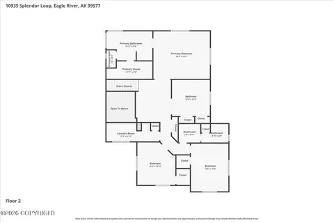Floorplan - 10935 Splendor Loop, Eagle River, AK 99577 photo 2 of 2