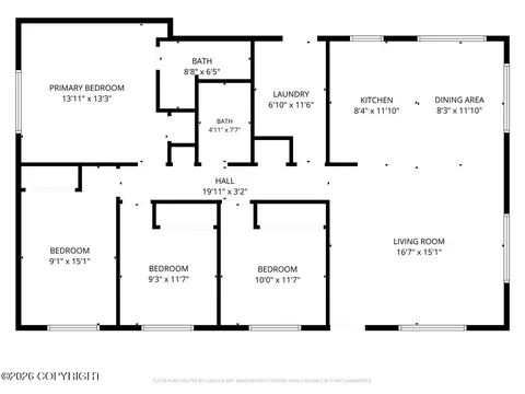 Floorplan - 3705 E 18th Ave, Anchorage, AK 99508 photo 1 of 2