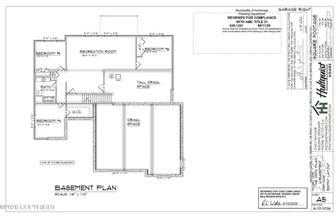 Floorplan - 8811 Turlock Dr, Eagle River, AK 99577 photo 2 of 2