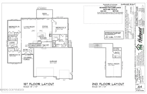 Floorplan - 8811 Turlock Dr, Eagle River, AK 99577 photo 1 of 2