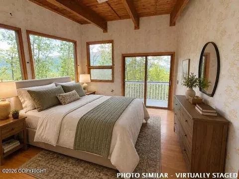 Bedroom - 22221 Eagle River Rd, Eagle River, AK 99577 photo 8 of 12