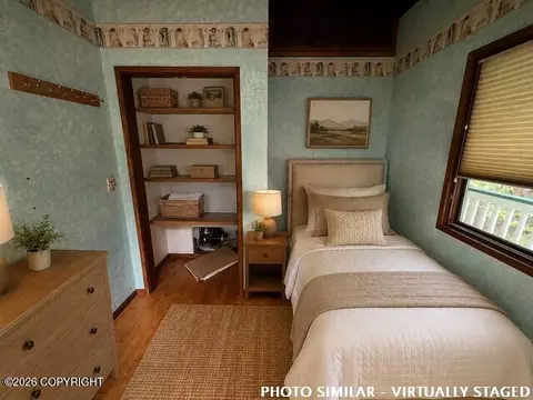 Bedroom - 22221 Eagle River Rd, Eagle River, AK 99577 photo 10 of 12