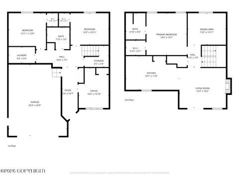 Floorplan - 4431 E Cobblestone Dr, Wasilla, AK 99654 photo 3 of 3