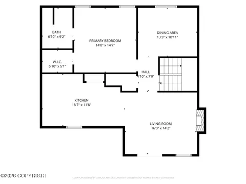 Floorplan - 4431 E Cobblestone Dr, Wasilla, AK 99654 photo 2 of 3