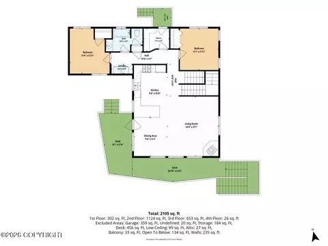 Floorplan - 22909 Eagle River Rd, Eagle River, AK 99577 photo 2 of 10