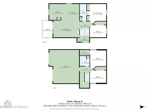 Floorplan - 9309 Hall Cir, Eagle River, AK 99577 photo 1 of 6