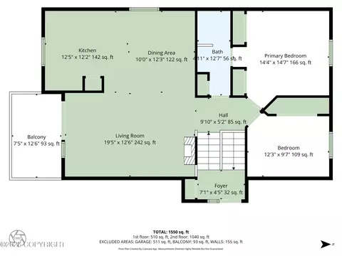 Floorplan - 9309 Hall Cir, Eagle River, AK 99577 photo 2 of 6