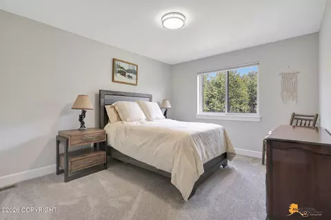 Bedroom - 8787 E Windy Woods Loop, Palmer, AK 99645 photo 6 of 9