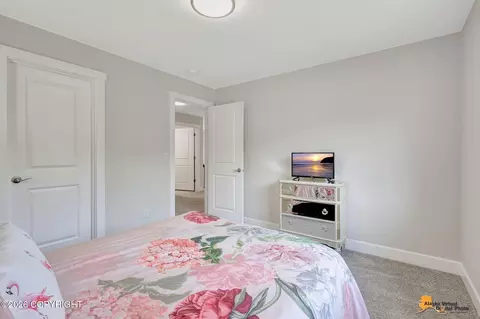 Bedroom - 8787 E Windy Woods Loop, Palmer, AK 99645 photo 5 of 9