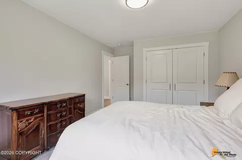 Bedroom - 8787 E Windy Woods Loop, Palmer, AK 99645 photo 7 of 9