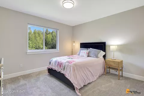 Bedroom - 8787 E Windy Woods Loop, Palmer, AK 99645 photo 4 of 9