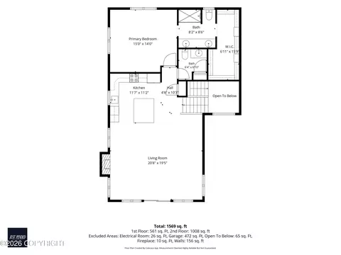 Floorplan - 1201 Northpointe Bluff Dr, Anchorage, AK 99501 photo 2 of 3