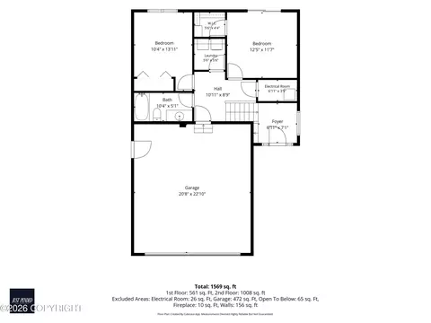 Floorplan - 1201 Northpointe Bluff Dr, Anchorage, AK 99501 photo 1 of 3