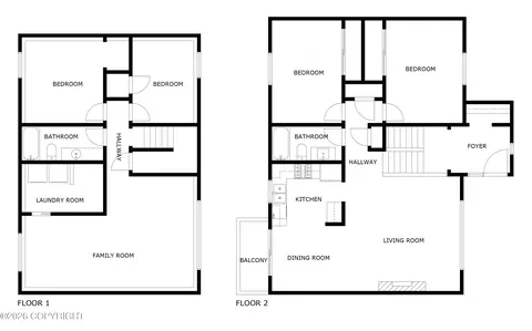Floorplan - 1935 Orca Pl, Anchorage, AK 99501 photo 3 of 3