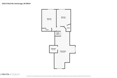 Floorplan - 2233 E Klatt Rd, Anchorage, AK 99516 photo 3 of 3