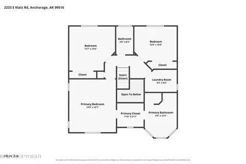 Floorplan - 2233 E Klatt Rd, Anchorage, AK 99516 photo 2 of 3