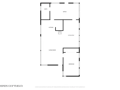 Floorplan - 19970 E Chickaloon Rd, Chickaloon, AK 99674 photo 1 of 2