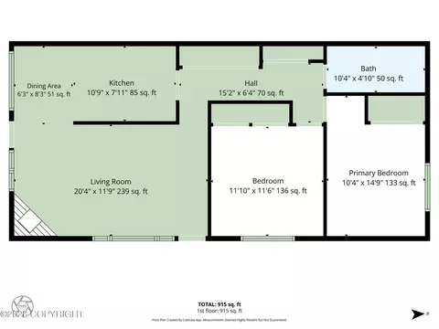 Floorplan - 4907 E 43rd Ave, Anchorage, AK 99508 photo 2 of 2