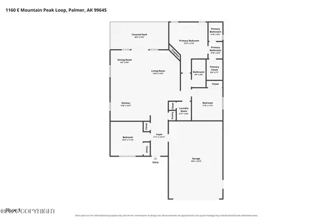 Floorplan - 1160 E Mountain Peak Loop, Palmer, AK 99645 photo 1 of 1