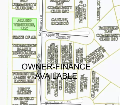 0 Rosemary Ln, Fairfield Bay, AR 72088
