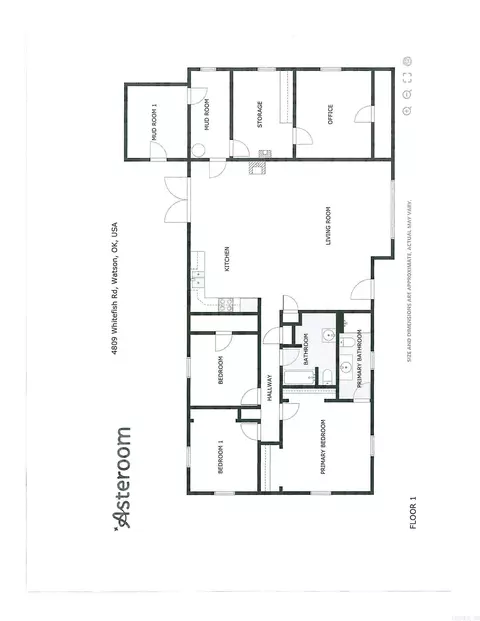 Floorplan - 4809 Whitefish Rd, Watson, OK 74963 photo 1 of 1