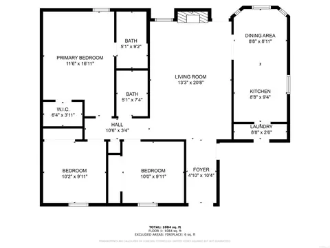 Floorplan - 1100 Edgewood Dr, Bryant, AR 72022 photo 1 of 1
