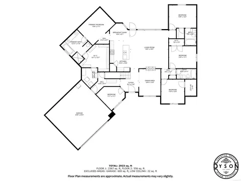 Floorplan - 1578 Calcutta Dr, Cabot, AR 72023 photo 1 of 3