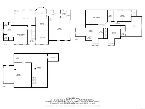 Floorplan - 35 Cedar View Loop, Greenbrier, AR 72058 photo 1 of 1