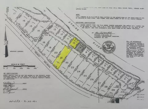 lot11 S Lot 21 S Riverside Acres Campsite, Imboden, AR 72434