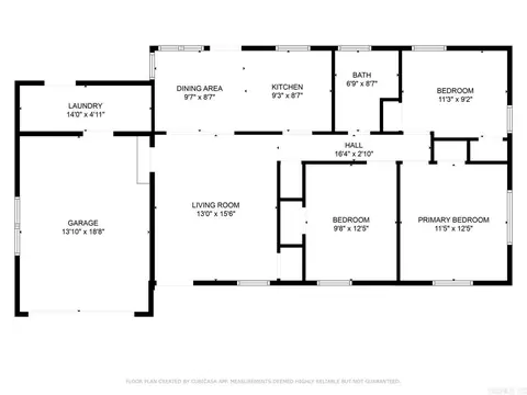 Floorplan - 16 Diane Ave, Ash Flat, AR 72513 photo 1 of 1