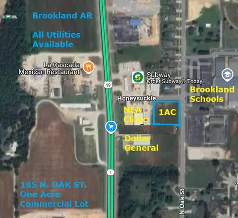 195 N Oak Sts, Brookland, AR 72417