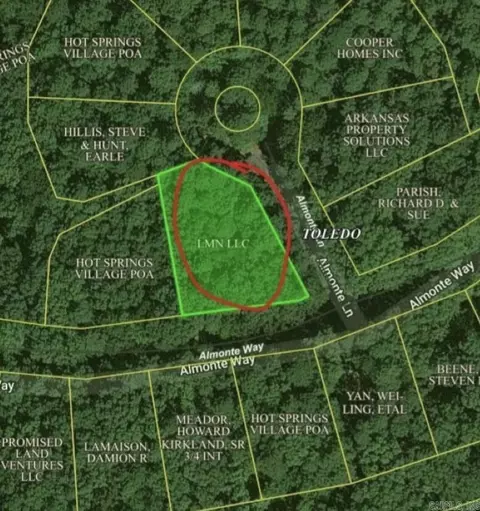 lot5 Almonte Ln, Hot Springs Village, AR 71909