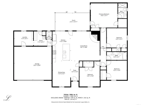 Floorplan - 39 Sandstone Dr, Conway, AR 72034 photo 1 of 1