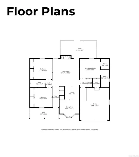 Floorplan - 125 Maple St, Cabot, AR 72023 photo 1 of 1