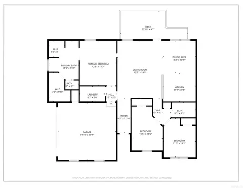 Floorplan - 224 Bobwhite Trl, Lonoke, AR 72086 photo 1 of 1
