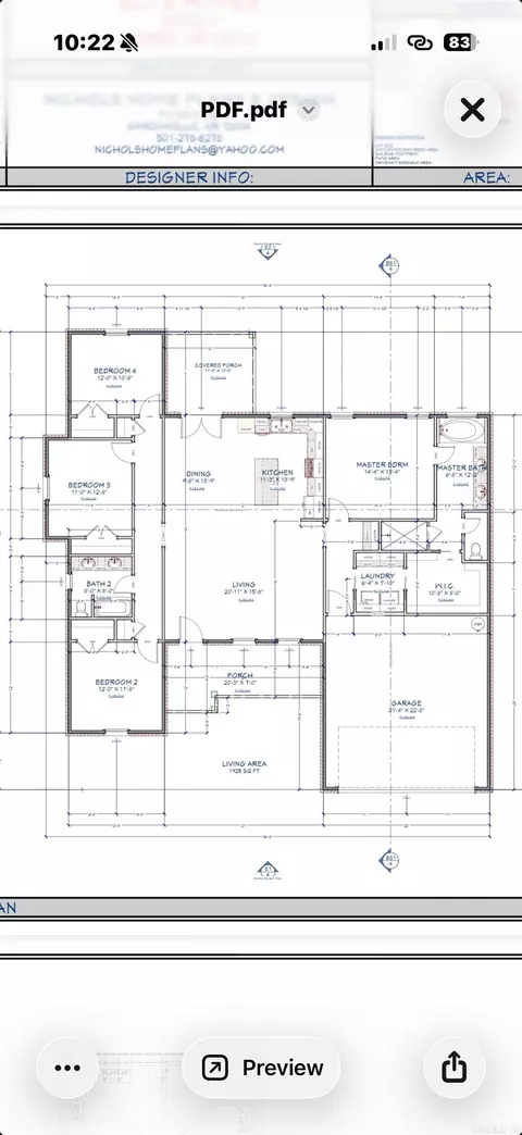 Floorplan - 108 Michael Dr, Beebe, AR 72012 photo 1 of 1