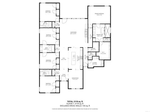 Floorplan - 8616 Congo Rd, Benton, AR 72019 photo 1 of 1