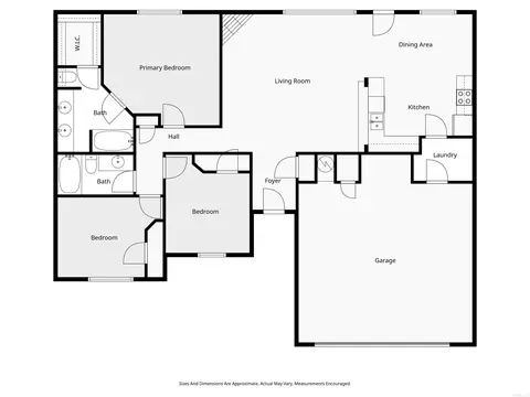 Floorplan - 2525 Peabody Dr, Conway, AR 72032 photo 1 of 1