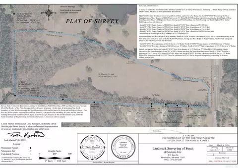 Hwy 425 South, Monticello, AR 71655