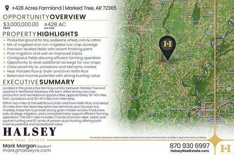 428 Acres, Marked Tree, AR 72365 photo 2
