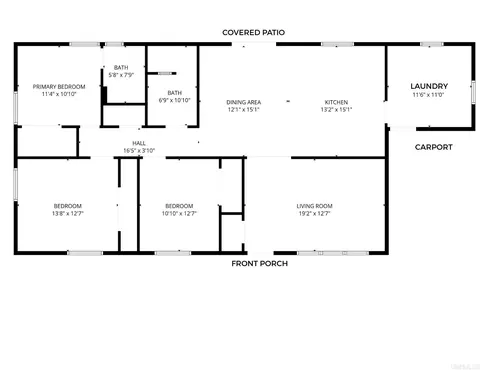 Floorplan - 293 Social Hill Loop, Malvern, AR 72104 photo 1 of 1