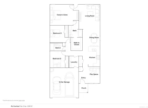 Floorplan - 1601 Rambling Brook Dr, Benton, AR 72015 photo 1 of 1