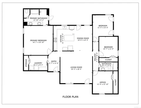 Floorplan - 33 Cimarron Cir, Cabot, AR 72023 photo 1 of 1