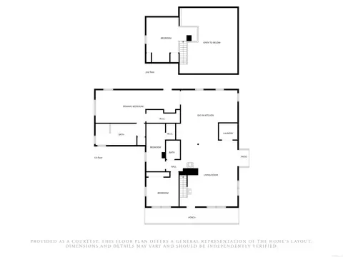 Floorplan - 75 County Road 7280, Caulfield, MO 65626 photo 3 of 3