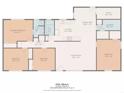 Floorplan - 857 Joyce Dr, Benton, AR 72019 photo 1 of 1