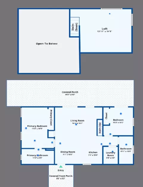 Floorplan - 89 Cool Water Retreat, Mountain View, AR 72560 photo 1 of 1