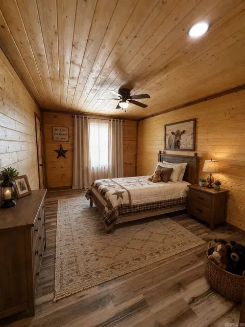 Bedroom - 113 Madelyn Ln, Vandervoort, AR 71972 photo 5 of 6