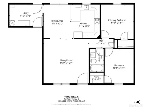 Floorplan - 724 2nd Ave, Conway, AR 72032 photo 2 of 2