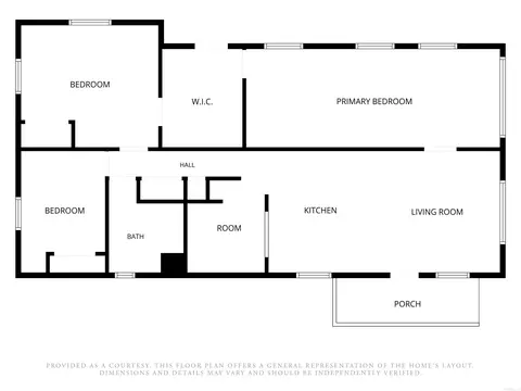 Floorplan - 425 Monroe St, Thayer, MO 65791 photo 1 of 1